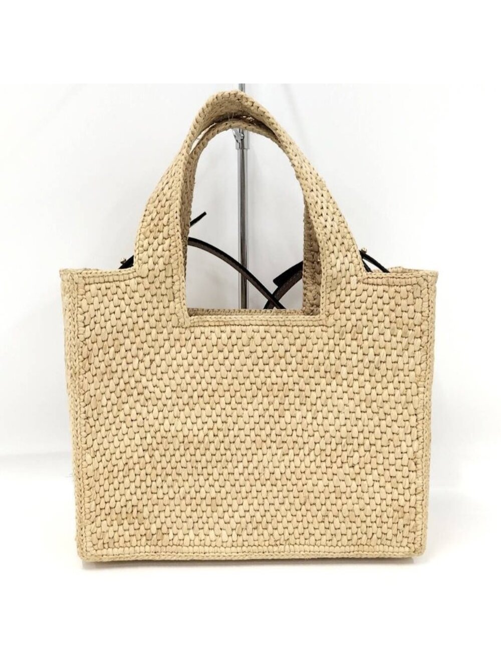 Loewe Font Small Tote Raffia View 2